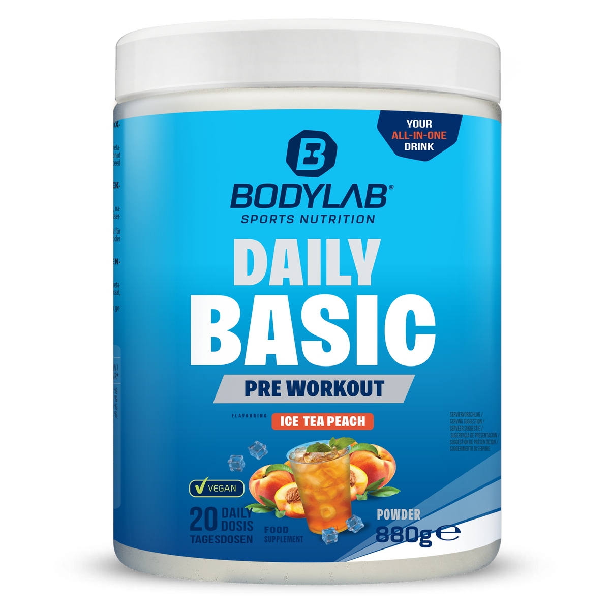 Daily Basic Powder Ice Tea Peach (880g)