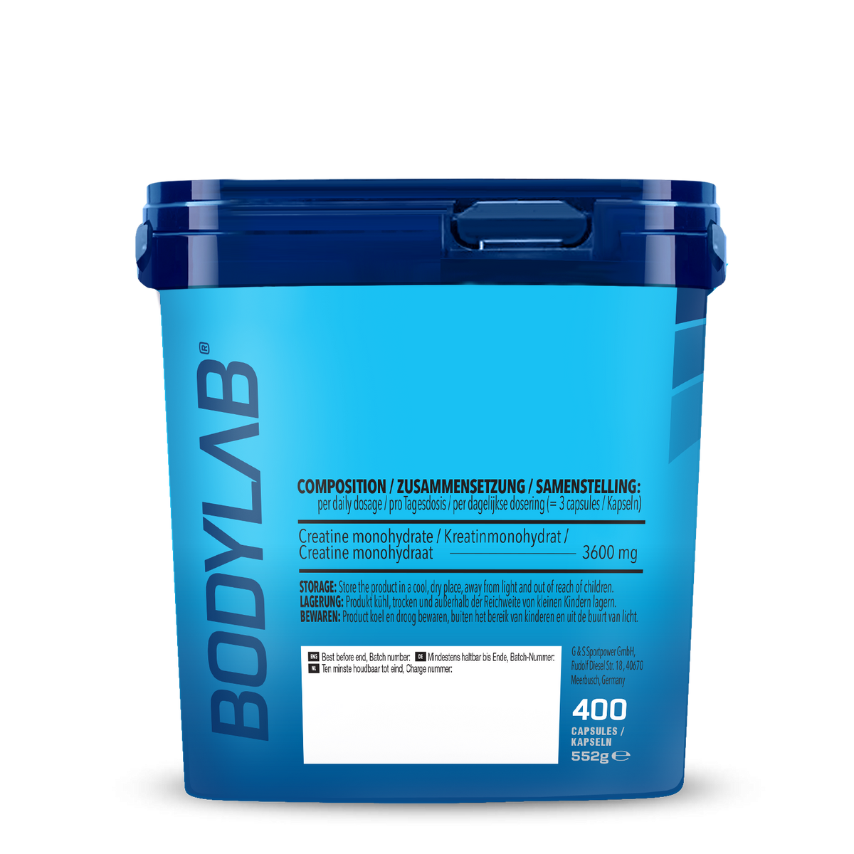 Creatine Monohydrate Mega Caps (400 Kapseln)