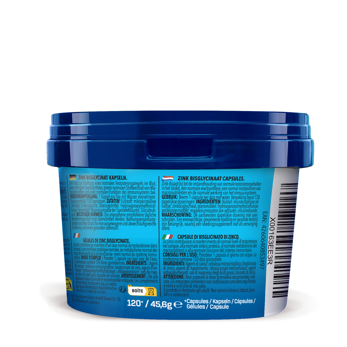 Zinc Bisglycinate (120 Kapseln)