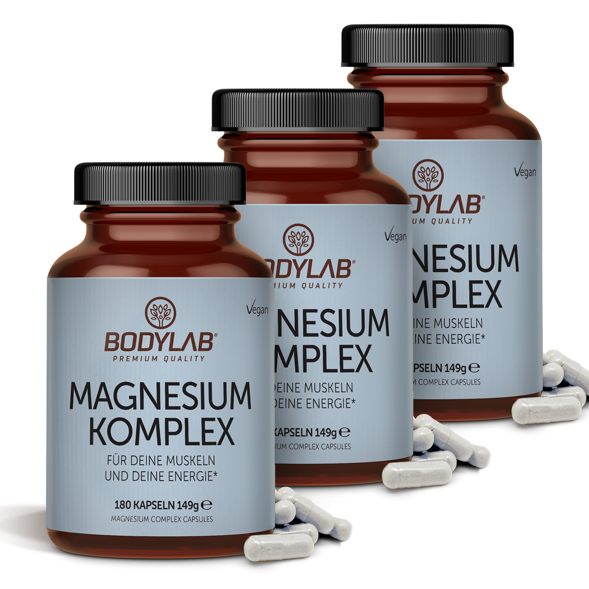 3 x Magnesium Komplex (3 x 180 Kapseln)