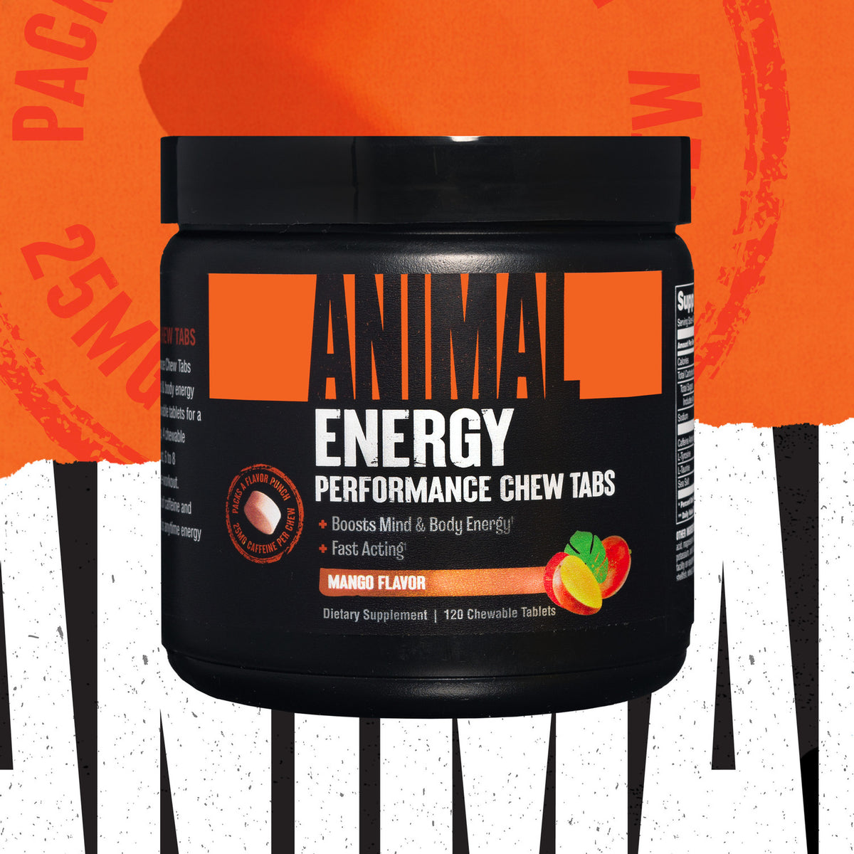 Animal Energy Chews Mango (120 Kautabletten)
