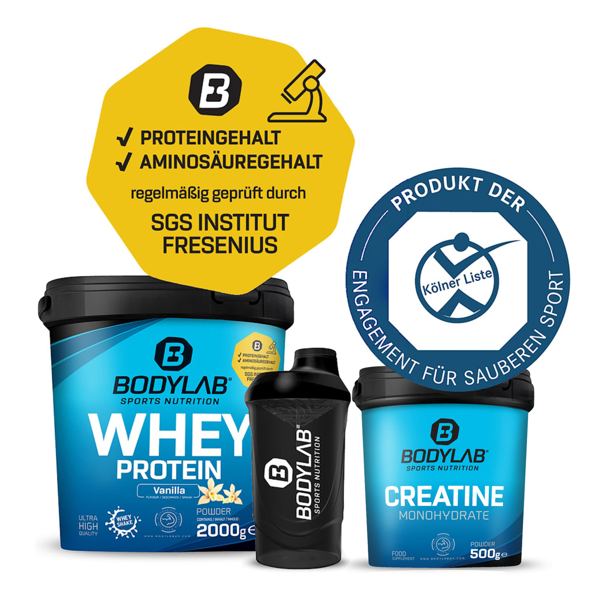 Muskelaufbau Deal (Whey Vanille + Creatine Powder)