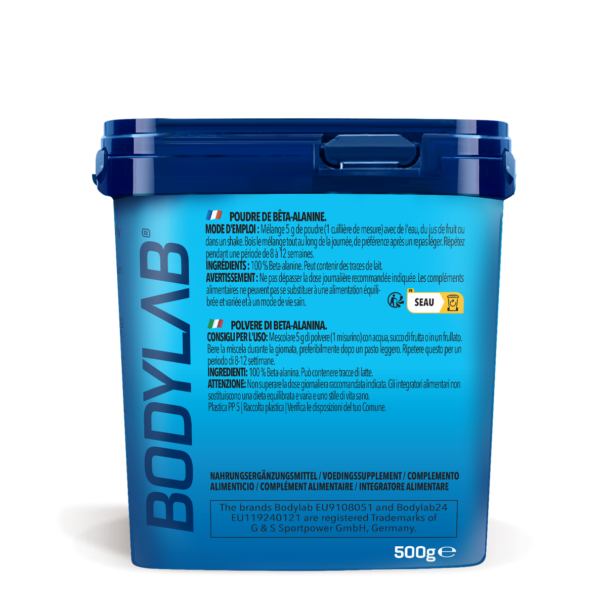 2 x Beta-Alanine (je 500g)