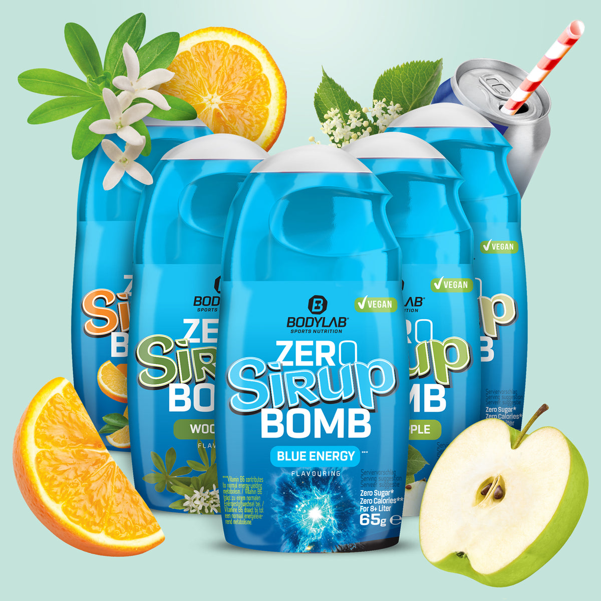 ZERO Sirup BOMB 1.0 - 4.0 Box  (5x65ml) Mixed Box 2