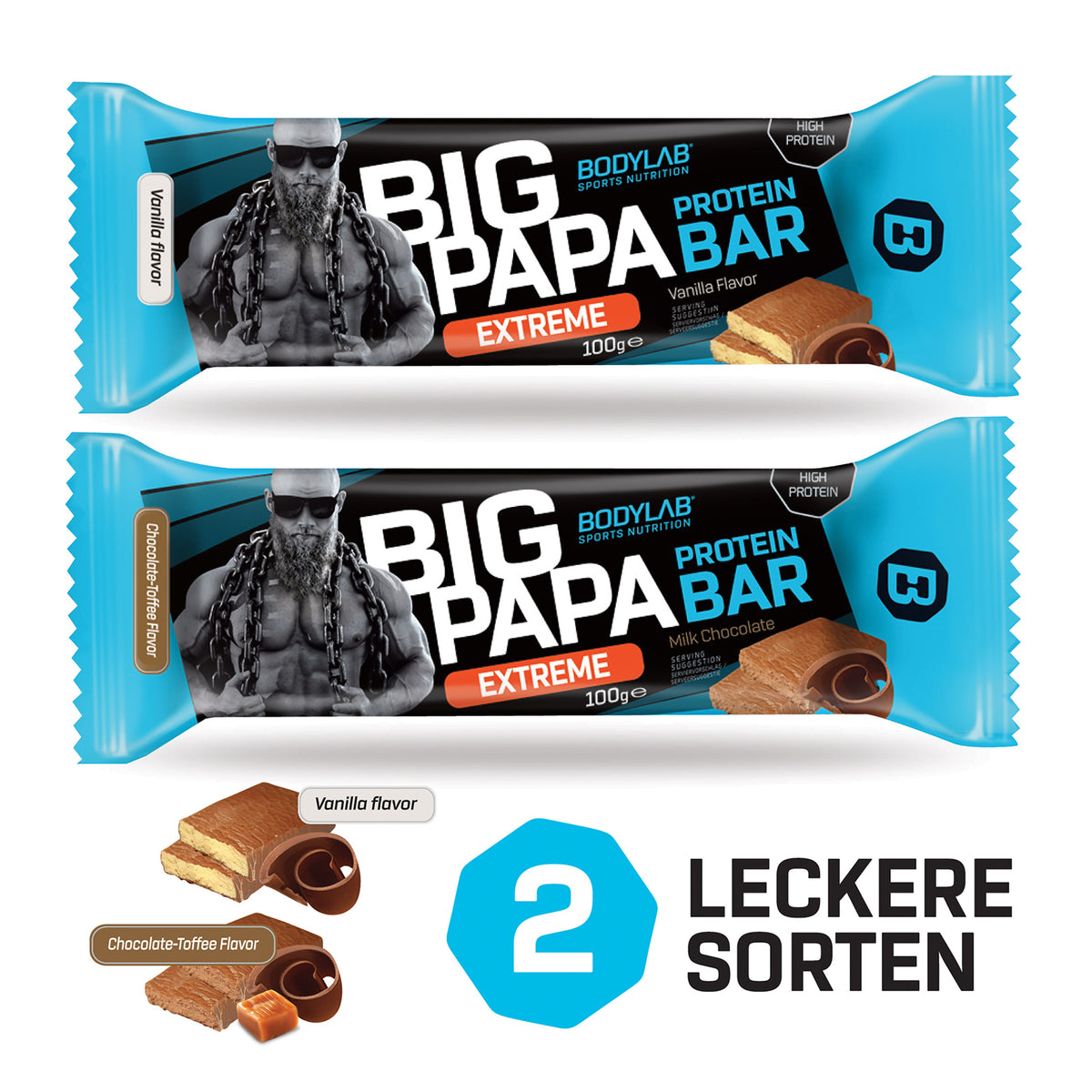 BIG PAPA 50% Protein Bar Extreme (12x100g)