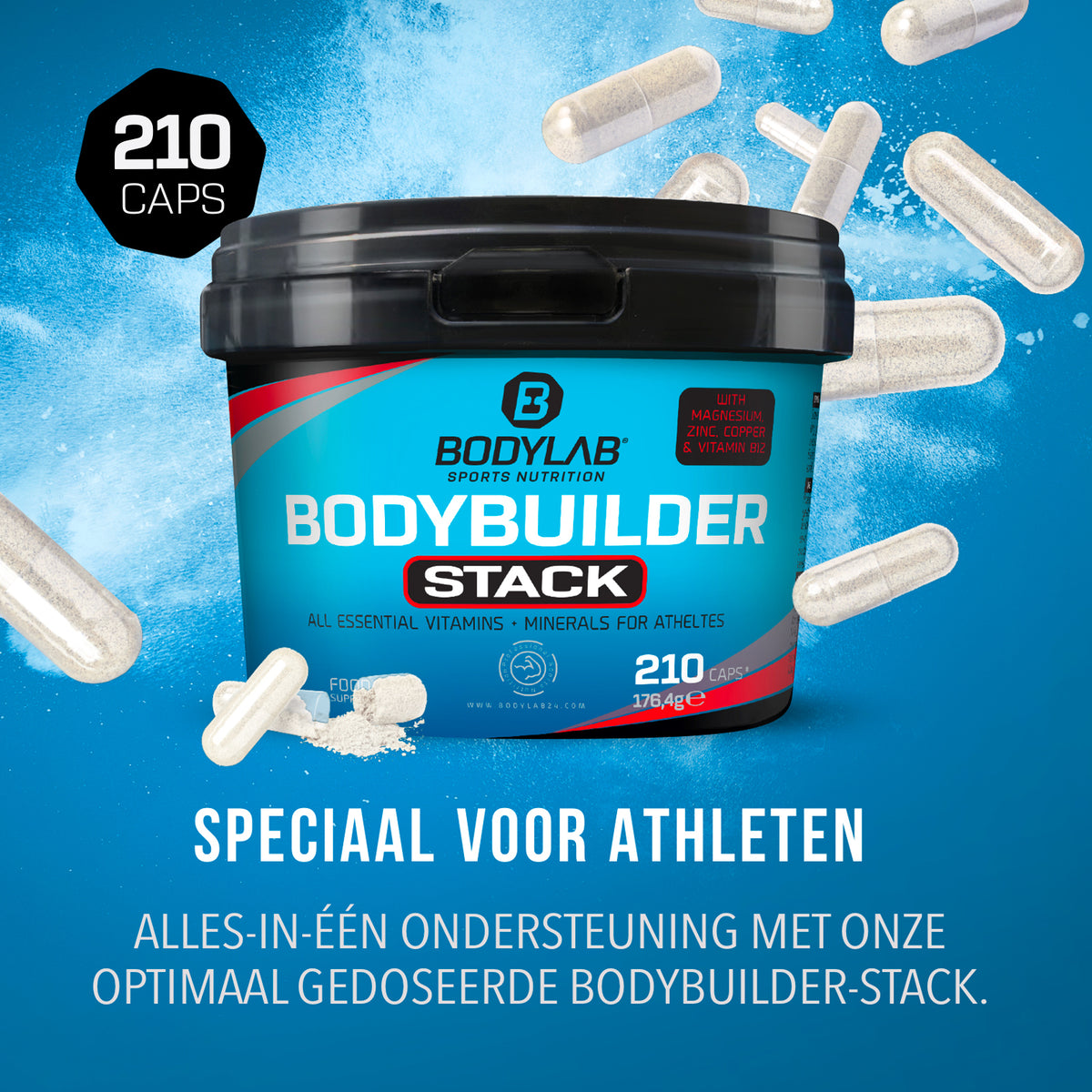 3 x Bodybuilder Stack (210 Kapseln)