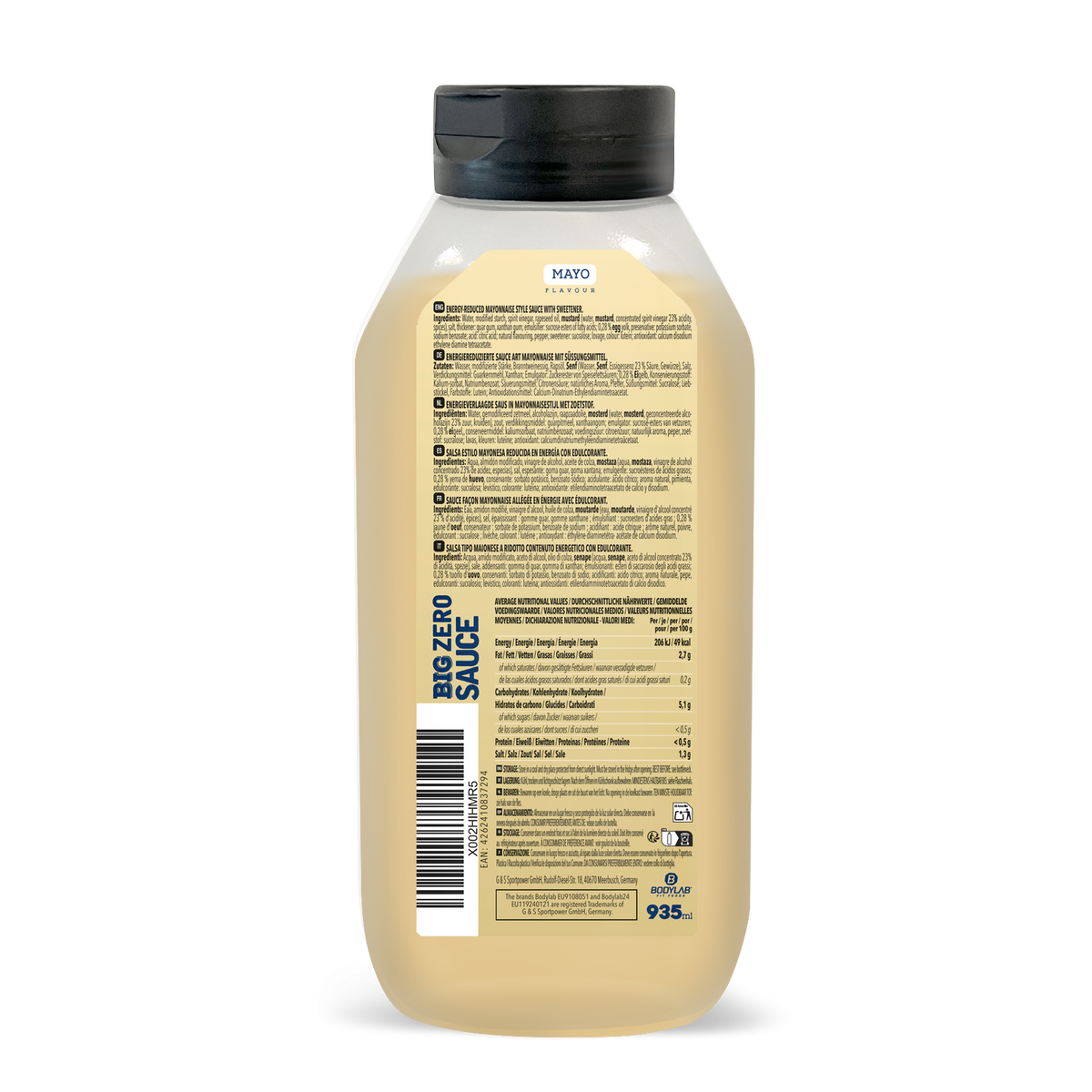 BIG ZERO Sauce (935ml) Mayonnaise