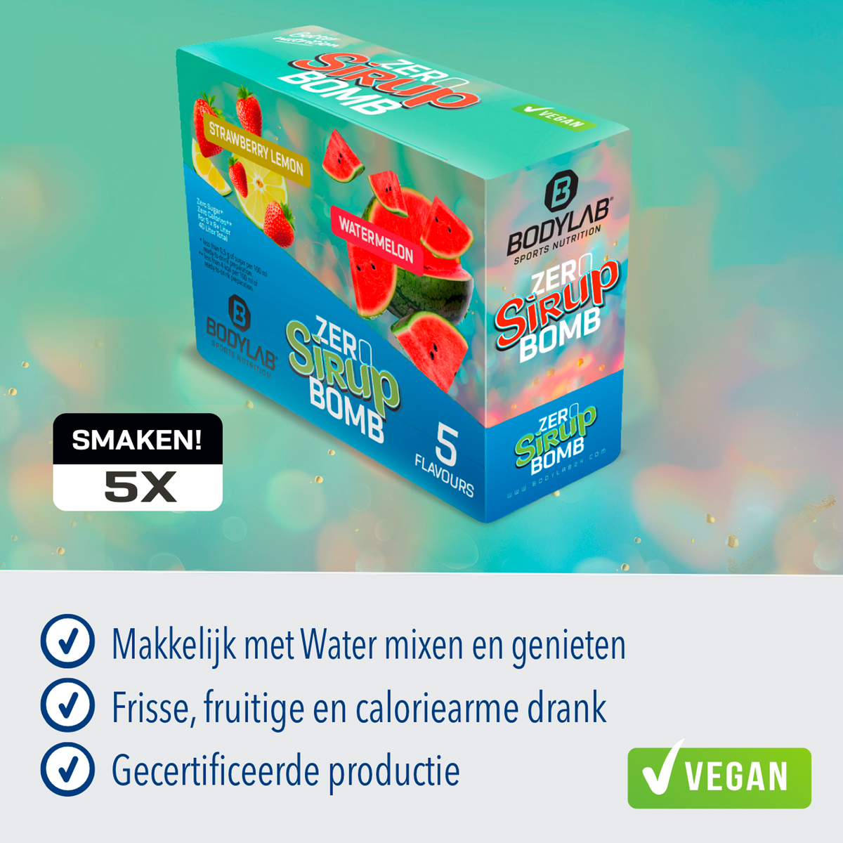 ZERO Sirup BOMB 1.0 - 4.0 Box  (5x65ml) Mixed Box 1