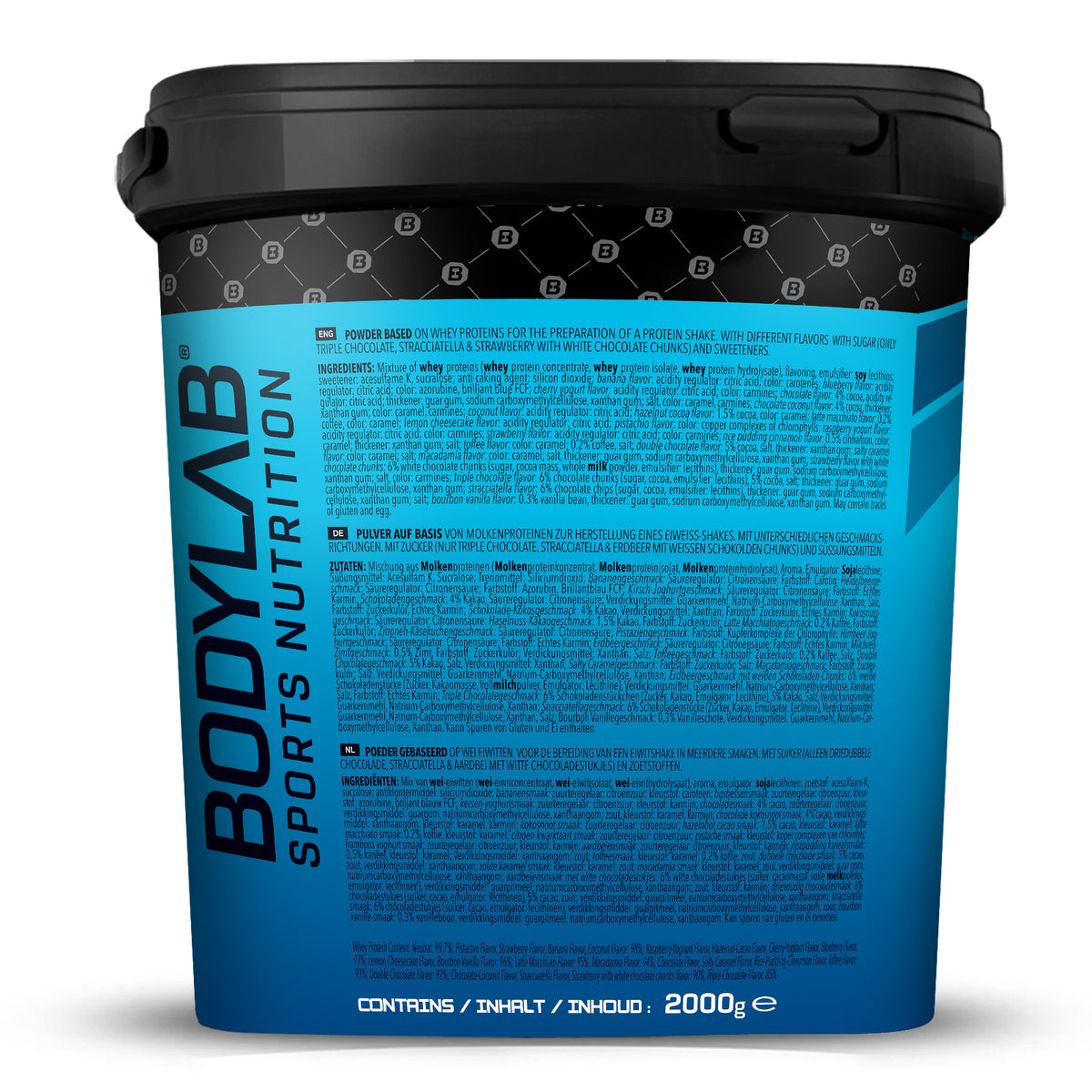 Whey Protein (2000g) Chunky Strawberry + white chocolate