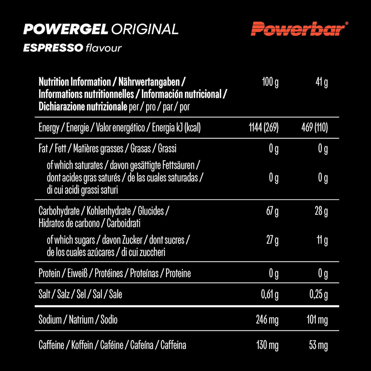 PowerGel Original (41g) Espresso mit Koffein