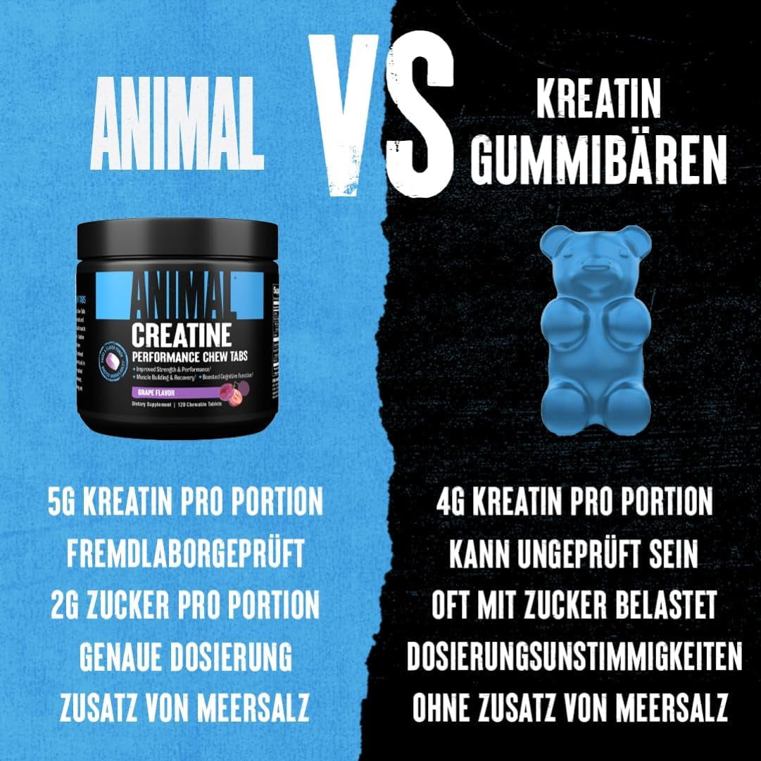 Animal Creatine Chews (120 Kautabletten)