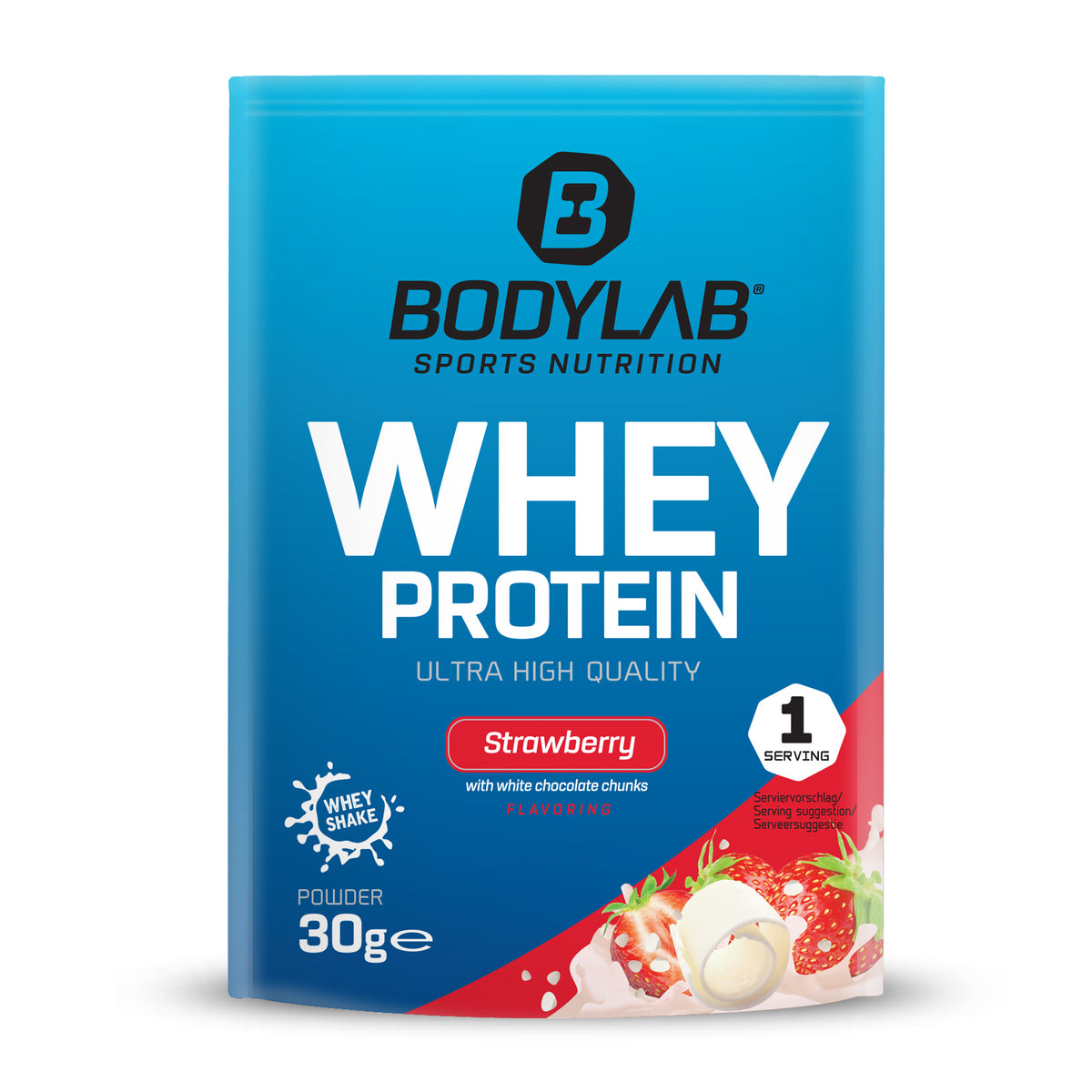 Whey Protein Probierboxen (8 Proben je 30g) Box 3: Vanilla – Banana – Raspberry Yogurt – Pistachio – Butter Biscuit – Cinnamon Rice Pudding – Hazelnut Cocoa and Strawberry White Chocolate.