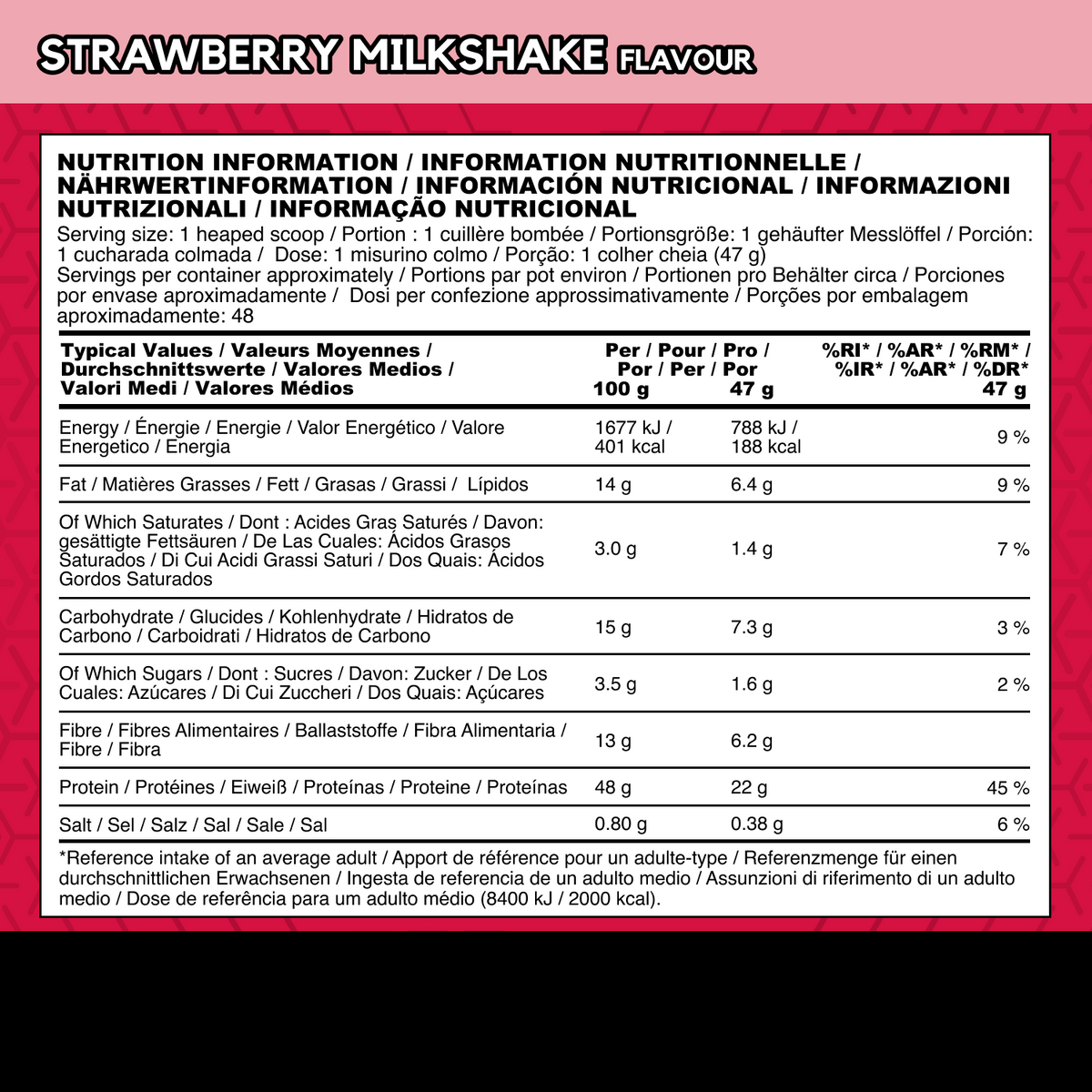 Syntha-6 Original (2260g) Strawberry Swirl