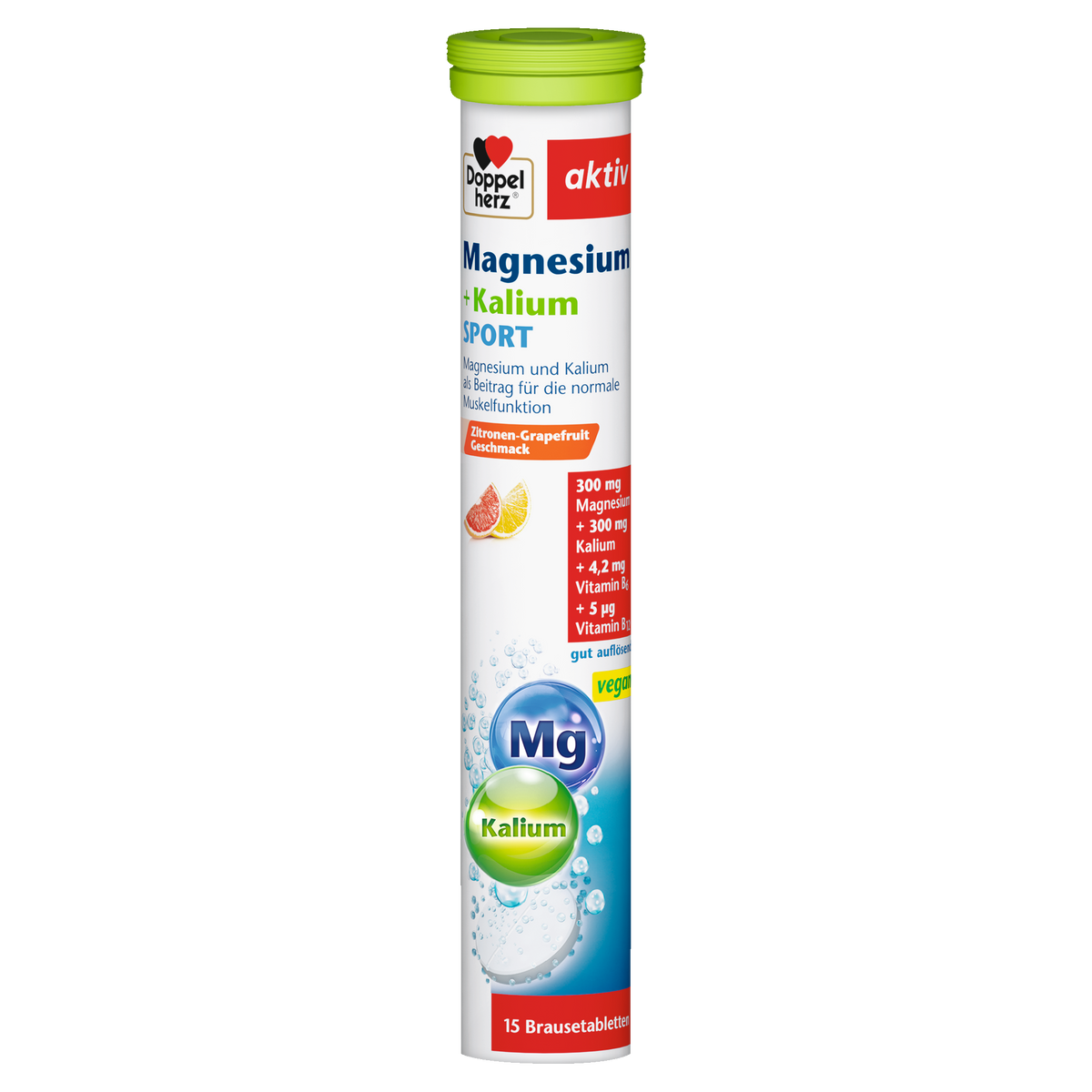 Magnesium + Kalium Sport (15 Brausetabletten)