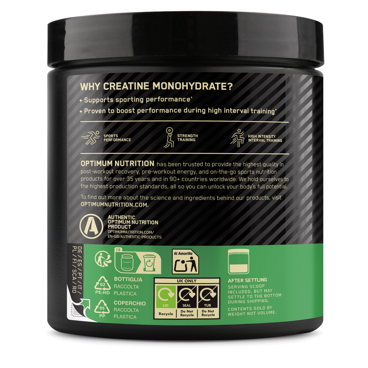 Micronised Creatine Powder Flavored (247g) Blue Raspberry