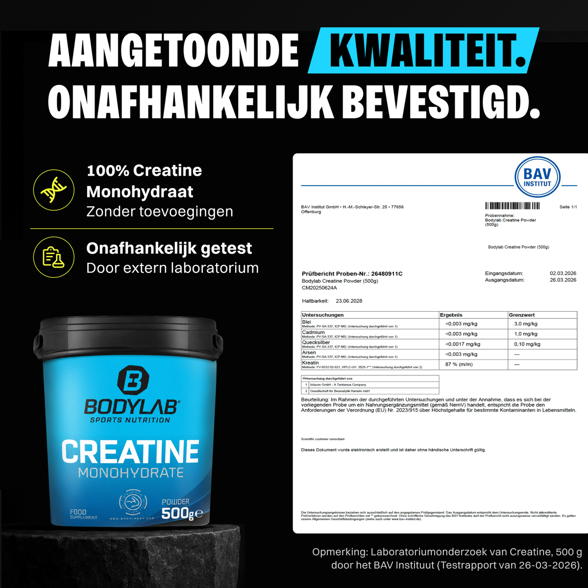 3 x Creatine Powder (500g)