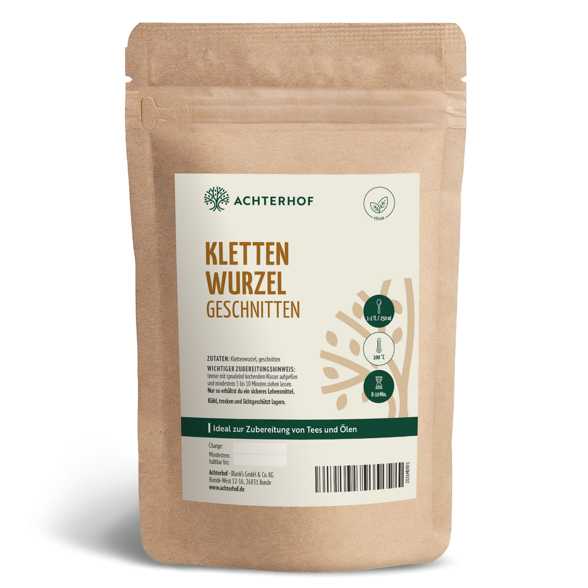 Klettenwurzel geschnitten (500g)