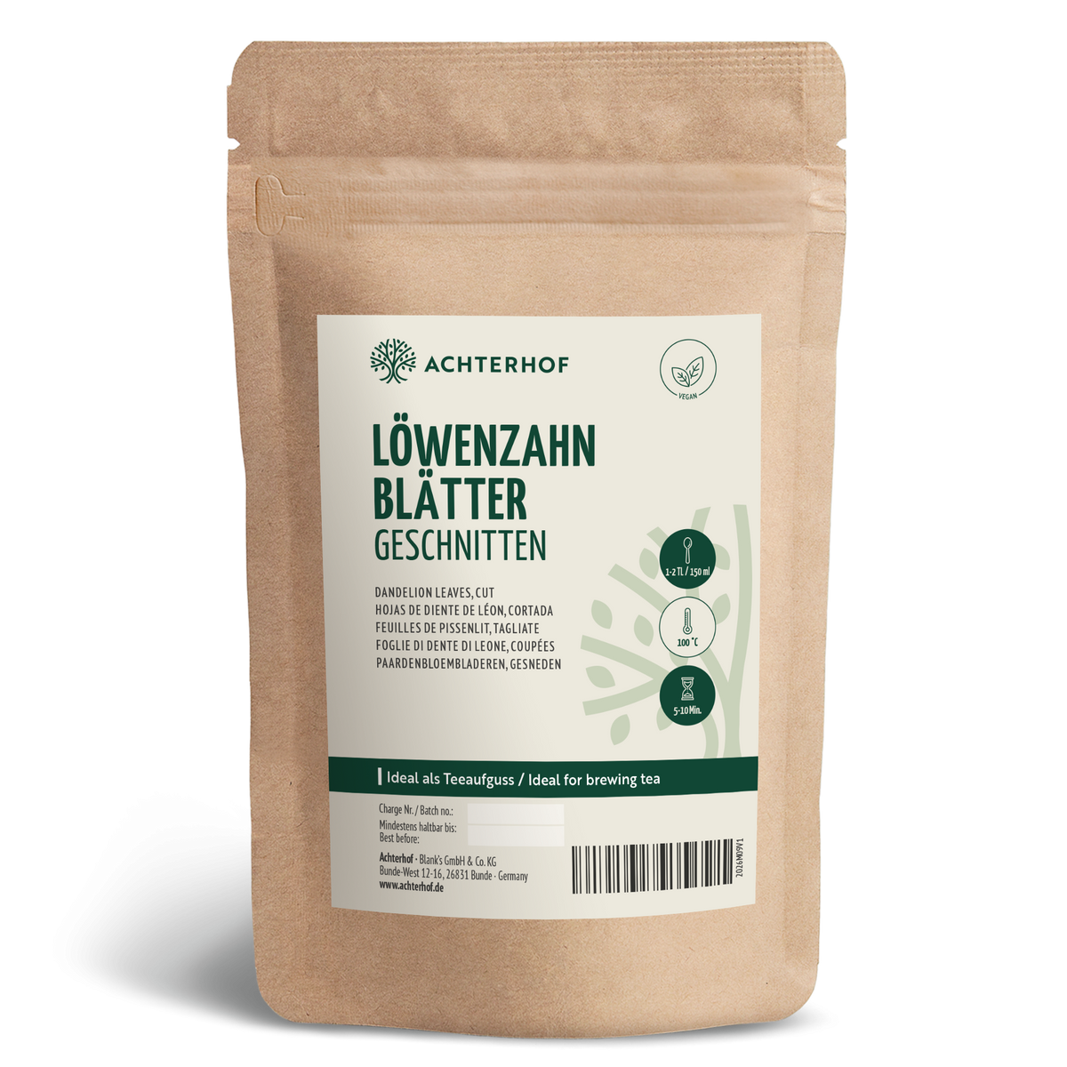 Löwenzahnblätter geschnitten (1000g)
