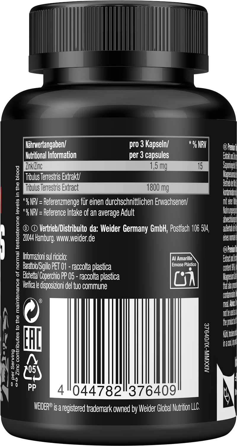 Premium Tribulus (90 Kapseln)