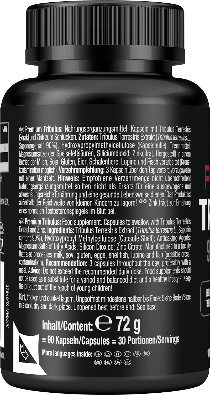 Premium Tribulus (90 Kapseln)